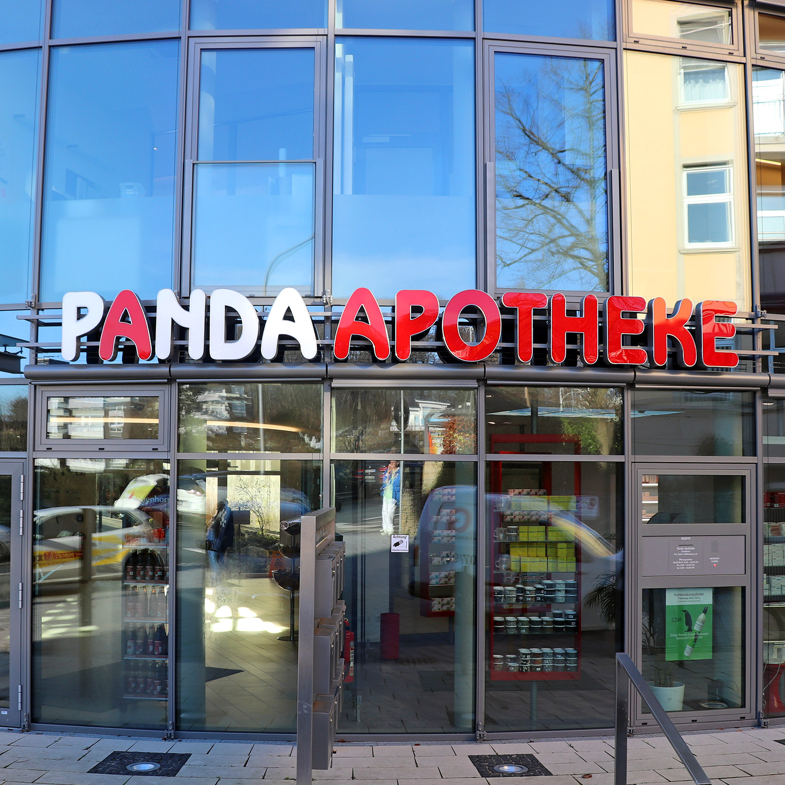 Einzelbuchstaben Panda Apotheke Wuppertal